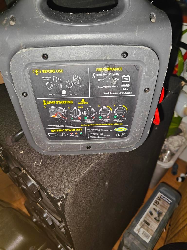 Ring Jumpstarter 450A, Auto diversen, Ophalen