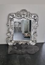 Grote spiegel met unieke piepschuim lijst - 100x90 cm, Ophalen, Zo goed als nieuw, 75 tot 100 cm, Minder dan 100 cm