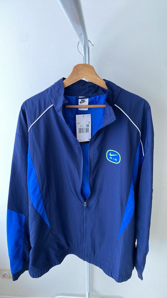Nike air vintage jas, Kleding | Heren, Jassen | Zomer, Ophalen of Verzenden, Zo goed als nieuw, Blauw