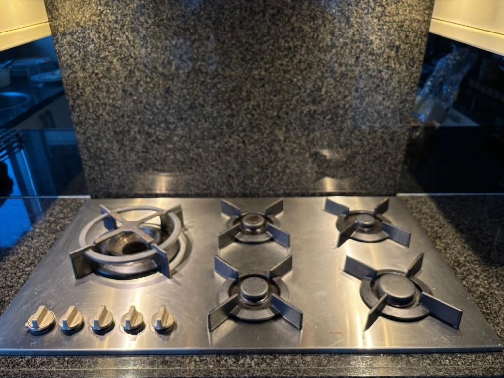 Gaskookplaat ATAG, Witgoed en Apparatuur, Kookplaten, Ophalen, Gebruikt, Inbouw, Gas