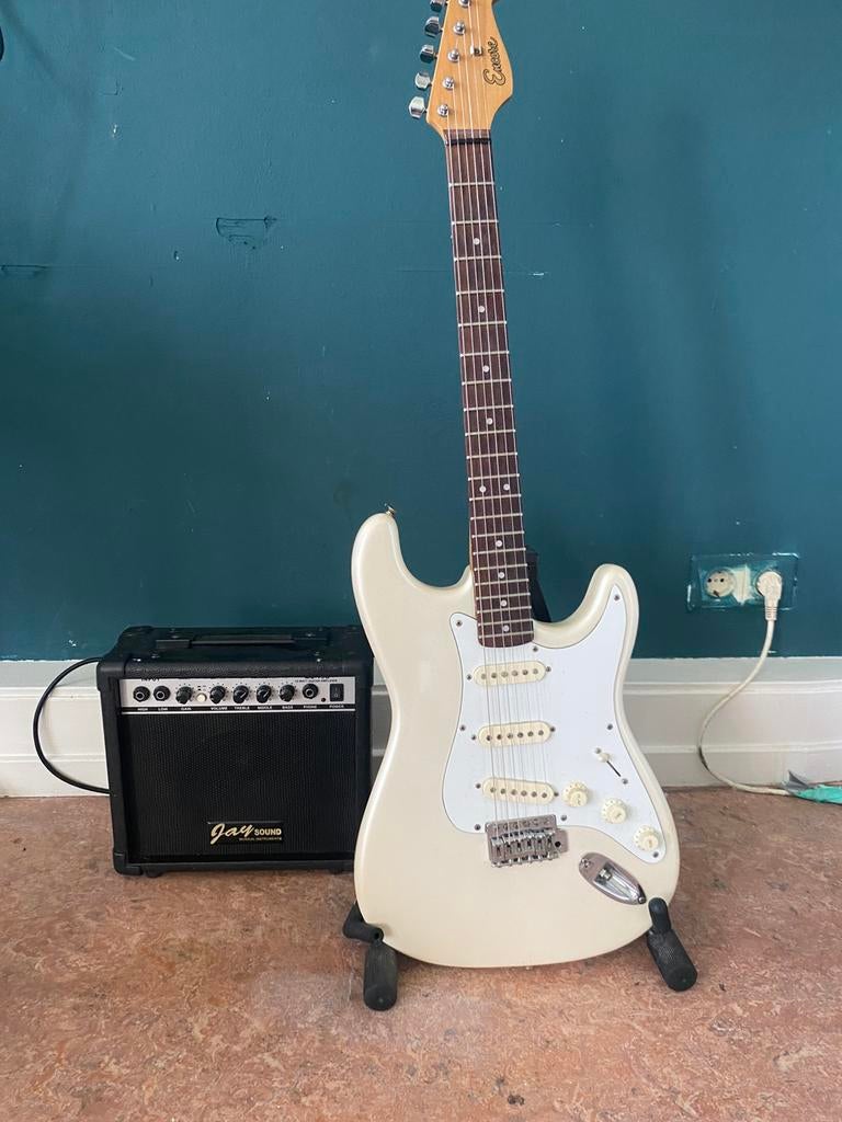 Elektrische gitaar kleine versterker voor beginners/kinderen, Muziek en Instrumenten, Snaarinstrumenten | Gitaren | Elektrisch