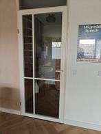 CanDo Lincoln Wit Blank glas opdek binnendeur 88x211,5, Ophalen, 80 tot 100 cm, Binnendeur, Zo goed als nieuw