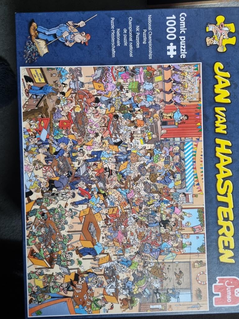 Jan van haasteren nk puzzelen, Ophalen of Verzenden, 500 t/m 1500 stukjes, Zo goed als nieuw, Legpuzzel
