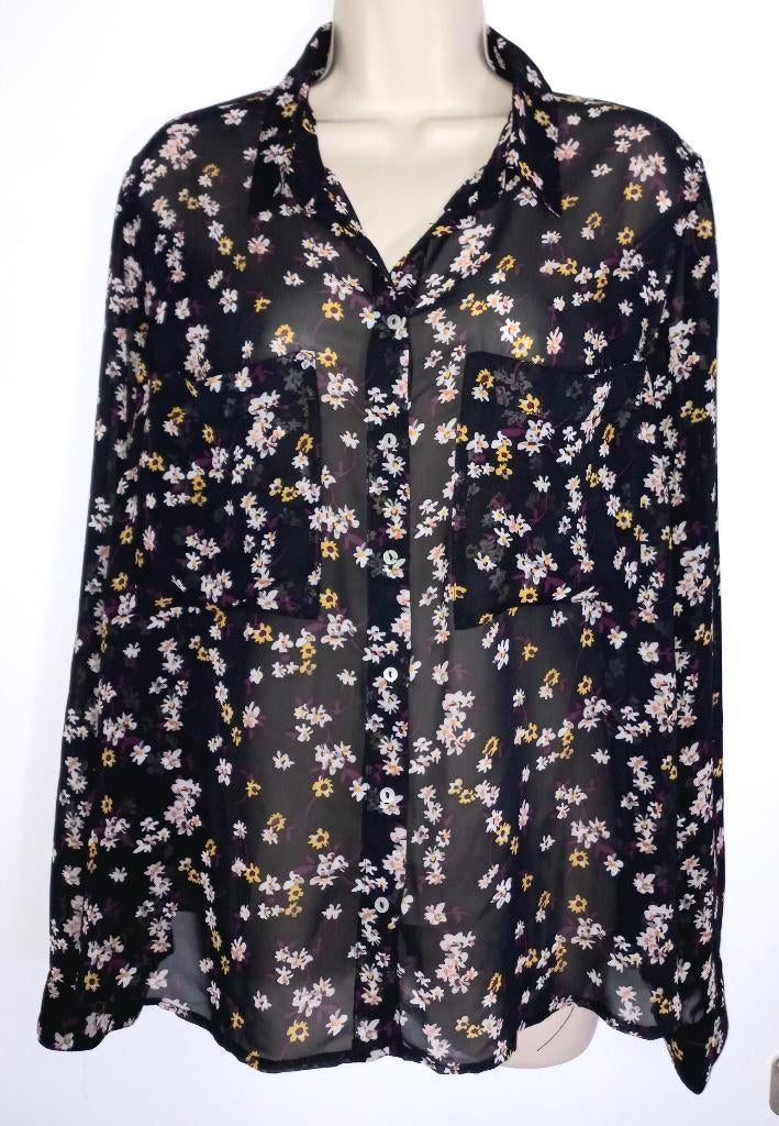 JBC blouse maat 46, Kleding | Dames, Ophalen of Verzenden, Zo goed als nieuw, Zwart, Blouse of Tuniek