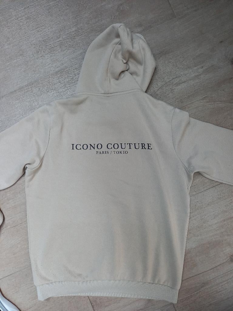 TRUI/HOODIE CREMEKLEURIG MAAT M, Kleding | Heren, Maat 48/50 (M), Beige, Ophalen of Verzenden, Zo goed als nieuw