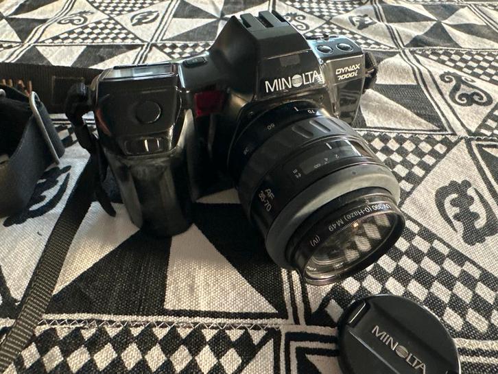 Minolta Dynax 7000i Spiegelreflexcamera met AF Zoom 35-70mm, Audio, Tv en Foto, Fotocamera's Analoog, Gebruikt, Spiegelreflex