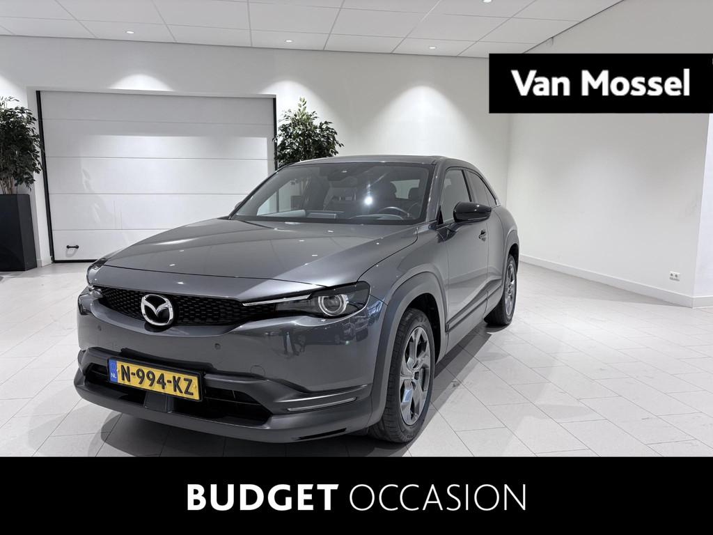 Mazda MX-30 e-SkyActiv 145 First Edition 36 kWh Apple Carpla, Auto's, Mazda, Stof, Gebruikt, Zwart, MX-30