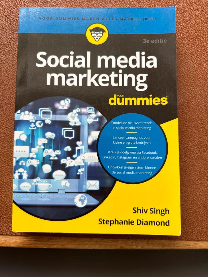 Social Media Marketing voor Dummies - 3e editie, Boeken, Economie, Management en Marketing, Zo goed als nieuw, Economie en Marketing