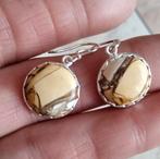 Mookaiet oorbellen, Hangers, Verzenden, Geel, Nieuw