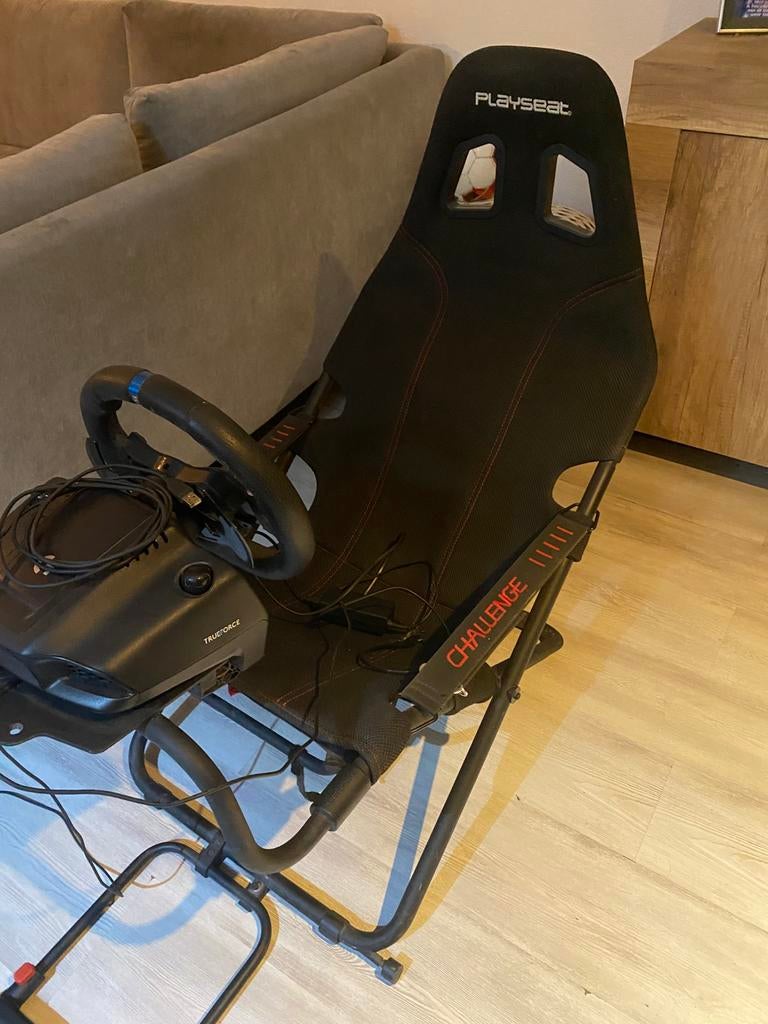 Logitech G923 Stuur + Playseat challenge, Ophalen of Verzenden, Zo goed als nieuw, Playseat of Racestoel