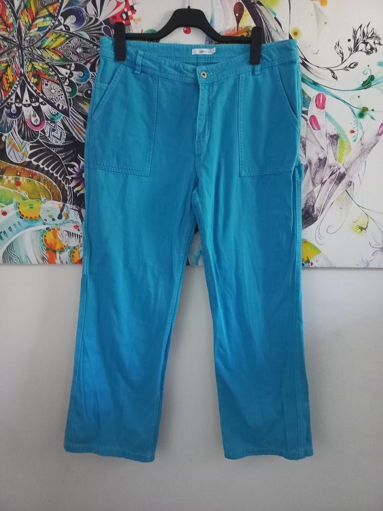 Jake's blauwe wide leg jeans maat 44, Kleding | Dames, Blauw, Maat 42/44 (L), Ophalen of Verzenden, Zo goed als nieuw
