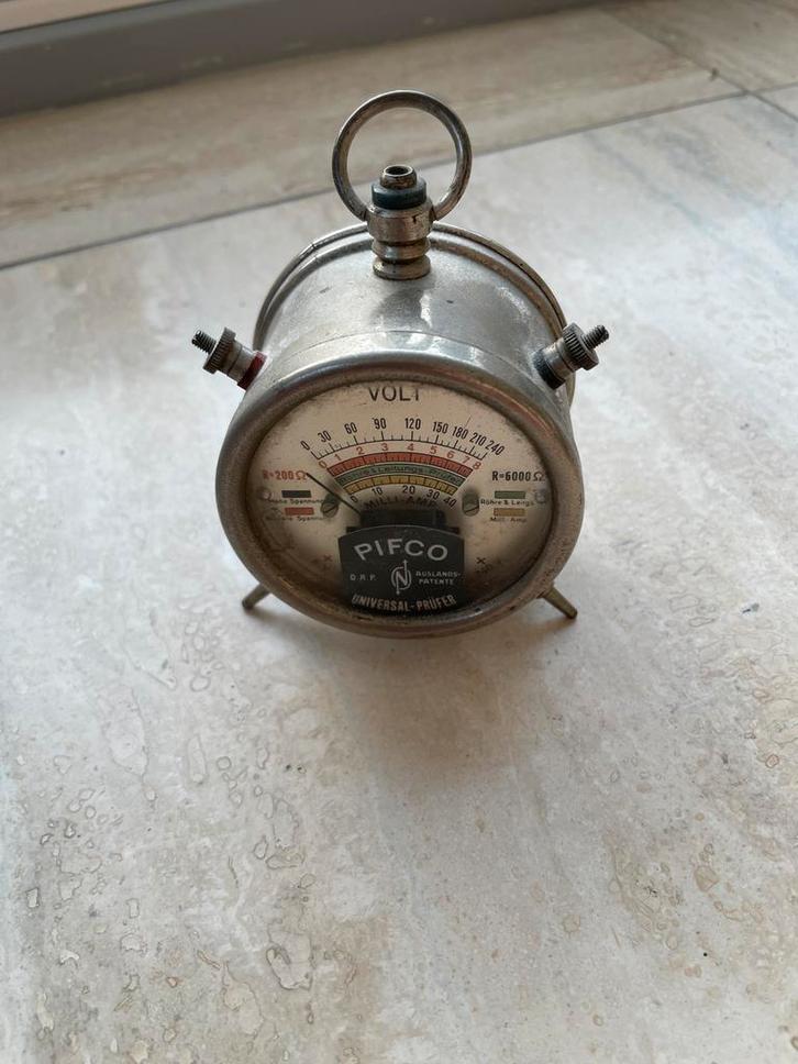 Vintage Pifco Universal-Prüfer Voltmeter, Antiek en Kunst, Antiek | Gereedschap en Instrumenten, Ophalen of Verzenden