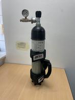 2 liter ples met perslucht. Draagbare zuurstoffles, Watersport en Boten, Duiken, Duikfles, Ophalen of Verzenden, Zo goed als nieuw