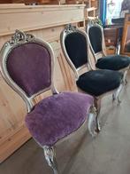 Nieuwe paarse barok stoel, Ophalen, Nieuw, Eén