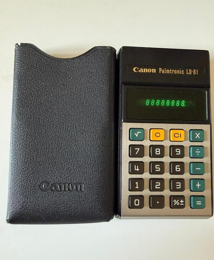 Canon Palmtronic LD-81 vintage rekenmachine, Verzamelen, Elektronische Apparatuur, Ophalen of Verzenden