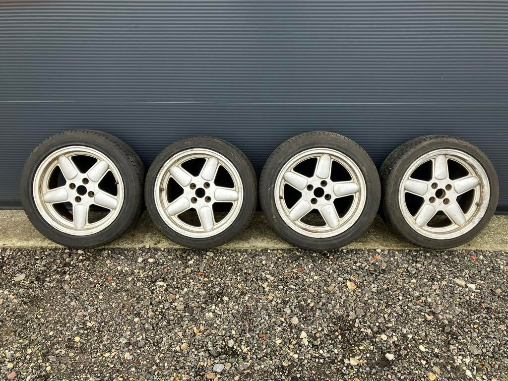 BMW e30 16 inch 7,5J AC Schnitzer lichtmetalen velgen 4x100, Auto-onderdelen, Banden en Velgen, Ophalen, Gebruikt, Velg(en), 16 inch