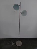 Vloerlamp met dimmer hoogte 160 cm industriële look, Ophalen of Verzenden, Zo goed als nieuw, Glas, 150 tot 200 cm