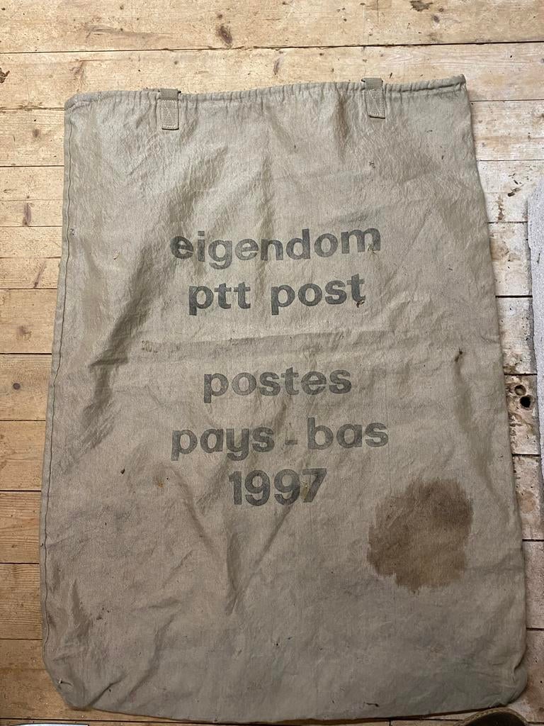 Vintage PTT Post Zak - Jaren '50 Uniek Verzamelobject, Ophalen of Verzenden, Gebruikt