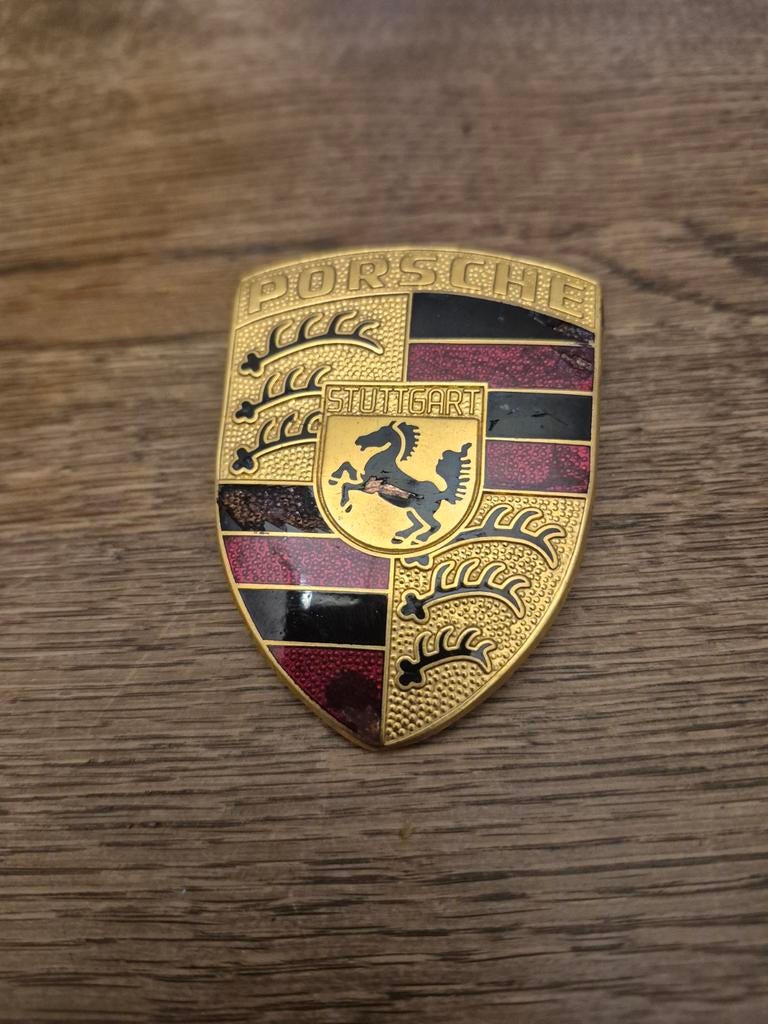Porsche Embleem - Origineel en in goede staat, Auto-onderdelen, Ophalen