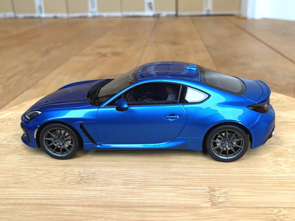 Subaru BRZ blauw 1:18 OttO Mobile OT498 nieuw in doos ovp, Hobby en Vrije tijd, Modelauto's | 1:18, Ophalen of Verzenden, Nieuw