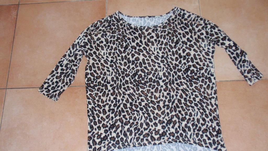 nieuw Dames blouse maat Large ONLY Viscose tijgerprint, Kleding | Dames, Blouses en Tunieken, Maat 42/44 (L), Nieuw, Ophalen of Verzenden