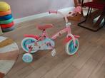 Roze kinderfiets 10 inch met zijwieltjes, Ophalen, Zijwieltjes, Gebruikt, Minder dan 16 inch