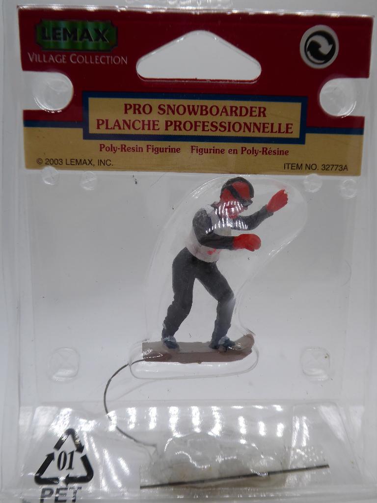 Lemax item  - Pro snowboarder -  Ik ruim op, Ophalen of Verzenden, Nieuw