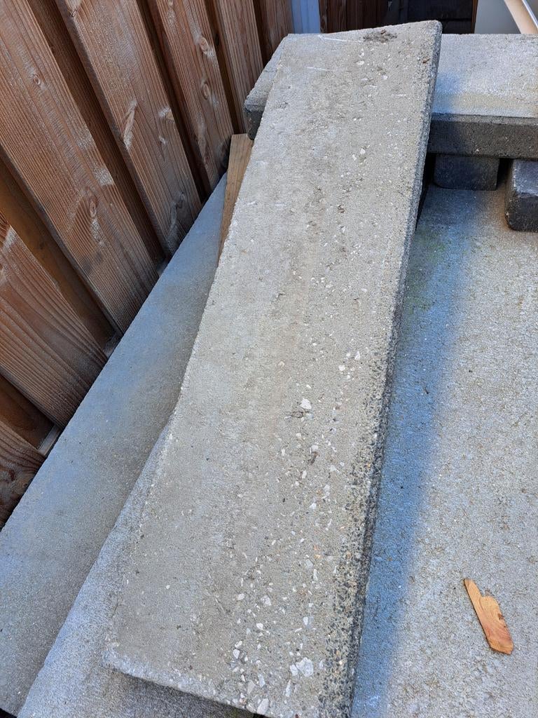 Stoepranden beton 100cm, 75cm en 49cm, Tuin en Terras, Tegels en Klinkers, Ophalen of Verzenden