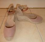 Unisa espadrilles maat 39 sleehak nude roze Cisca ZGAN, Verzenden, Zo goed als nieuw, Espadrilles of Moccasins, Roze