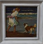 Spelen met de hond aan zee., Verzenden