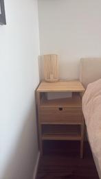 IKEA Nordkisa nachtkastje - Bamboe, Minder dan 45 cm, Zo goed als nieuw, Hout, 55 tot 70 cm