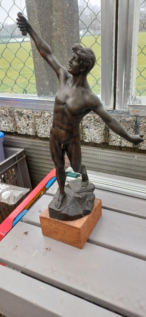 bronzen david beeld, Ophalen, Brons
