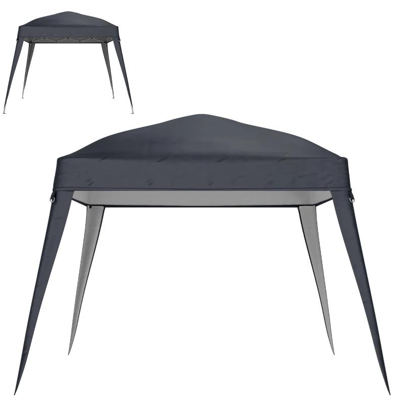 Outsunny Paviljoen Vervangingsdak 3x3m Donkergrijs, Ophalen, Minder dan 4 meter, Nieuw, Paviljoen