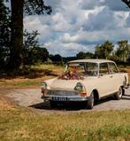 DKW F11, Auto's, Oldtimers, 4 stoelen, Wit, Bruin, Handgeschakeld