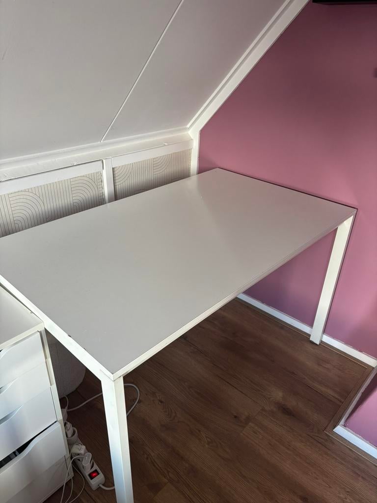 Eettafel wit IKEA, Huis en Inrichting, Ophalen, Gebruikt