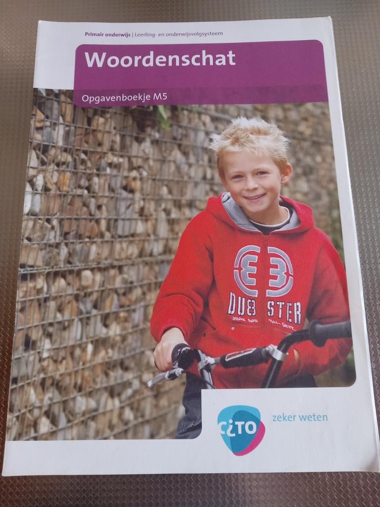 Cito Woordenschat Opgavenboekje M5 + antwoorden citotoets, Ophalen of Verzenden, Gelezen