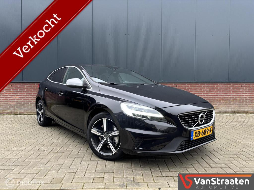 Volvo V40 1.5 T3 Polar+ Sport | R-Design | Pano| HK Audio, Auto's, Volvo, 4 cilinders, 700 kg, Zwart, Origineel Nederlands