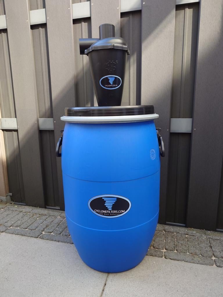 Cycloonfilter met ton - Ideaal voor stofafzuiging, Ophalen, Zo goed als nieuw