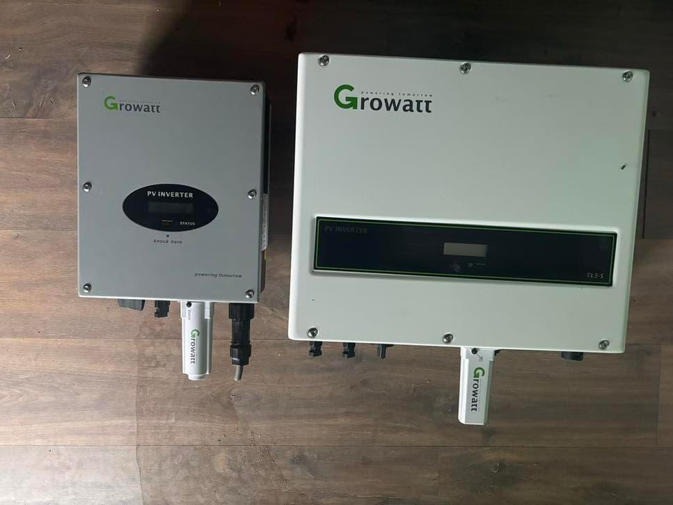 Growatt Omvormers: 5000TL3-S & 2500-S met Shine LAN, Ophalen of Verzenden, Gebruikt, Overige typen, 200 wattpiek of meer