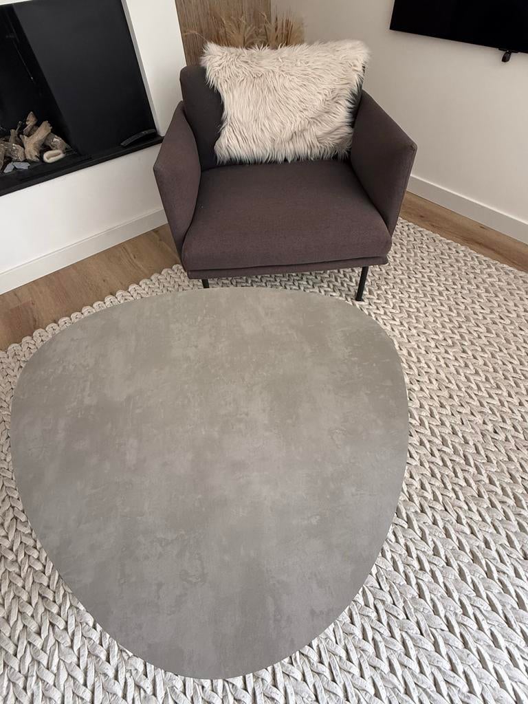 Salontafel Bree New World - Kiezelgrijs (Grote Maat), Overige materialen, Zo goed als nieuw, Overige vormen, Minder dan 50 cm