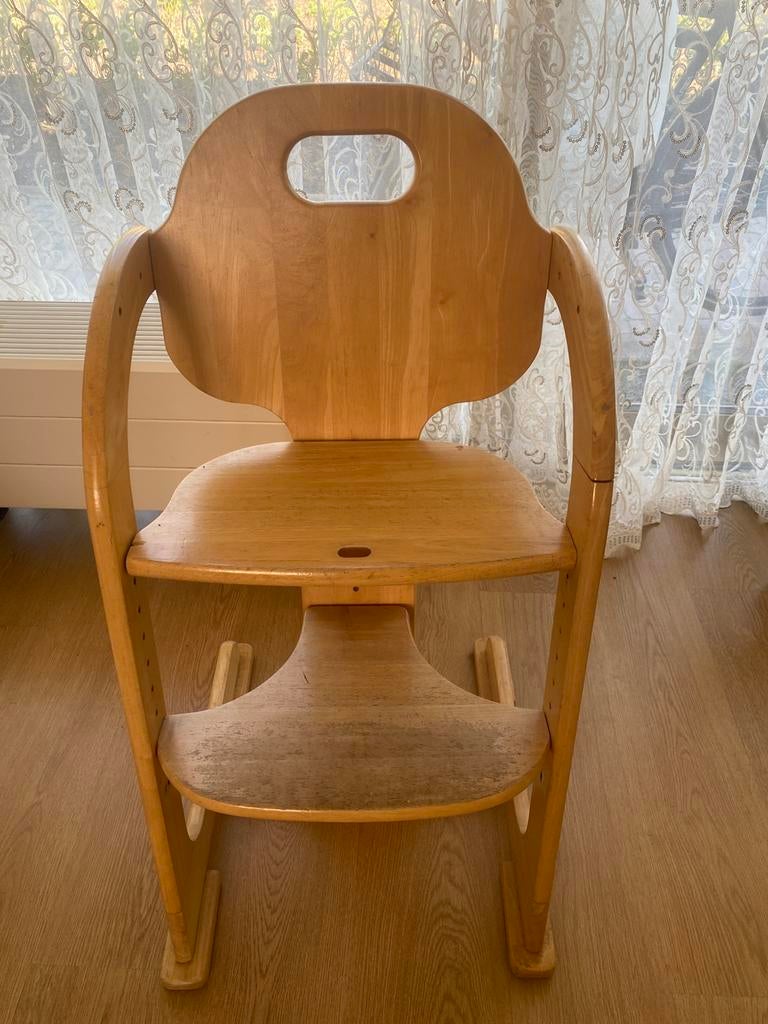 Kinderstoel van hout, Kinderen en Baby's, Kinderstoelen, Ophalen, Zo goed als nieuw, Overige typen