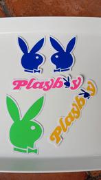 5 vintage Playboy Bunny stickers / 2 verschillende sets, Ophalen of Verzenden, Nieuw, Merk