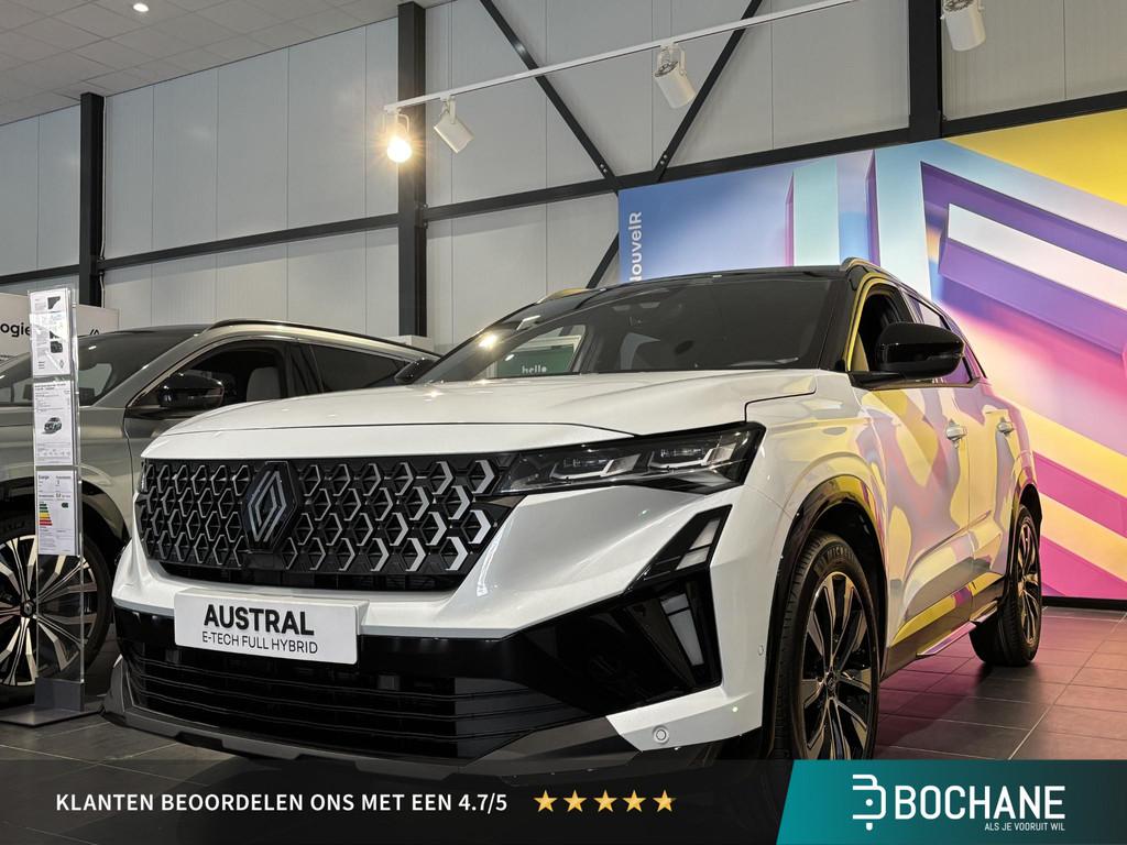 Renault Austral 1.2 E-Tech full hybrid 200 techno / Pack Com, Auto's, Renault, Stof, 1199 cc, Wit, Bedrijf
