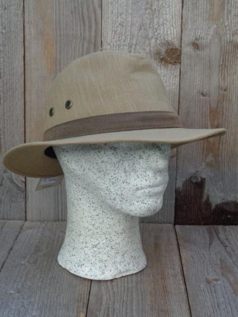 Hatland Headwear khaki hoed UPF50+ maat XL, 60 cm (XL, 7½ inch) of meer, Haven 49, Hoed, Geasluis@planet.nl