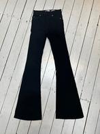 Bershka flared jeans maat 32 zwart, Zwart, Zo goed als nieuw, W27 (confectie 34) of kleiner, Bershka