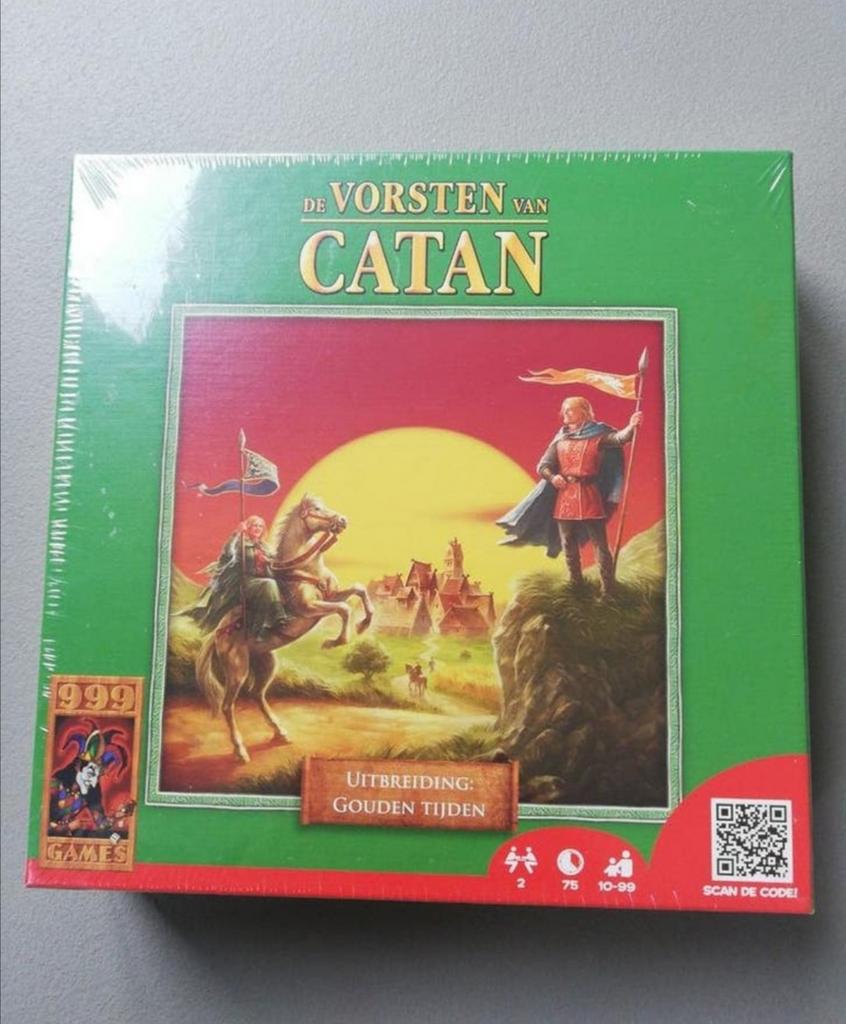 De vorsten van Catan, uitbreiding Gouden Tijden (nieuw), Een of twee spelers, Ophalen of Verzenden, Nieuw