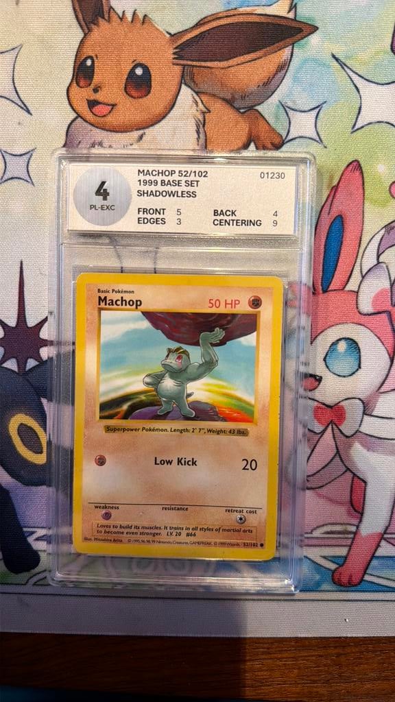 Machop shadowless, Ophalen of Verzenden, Zo goed als nieuw