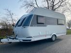Zeer nette, goed onderhouden Hobby 440SF DeLuxe 2016. MOVER., Caravans en Kamperen, Overige typen, 75 kg, Hobby, Treinzit