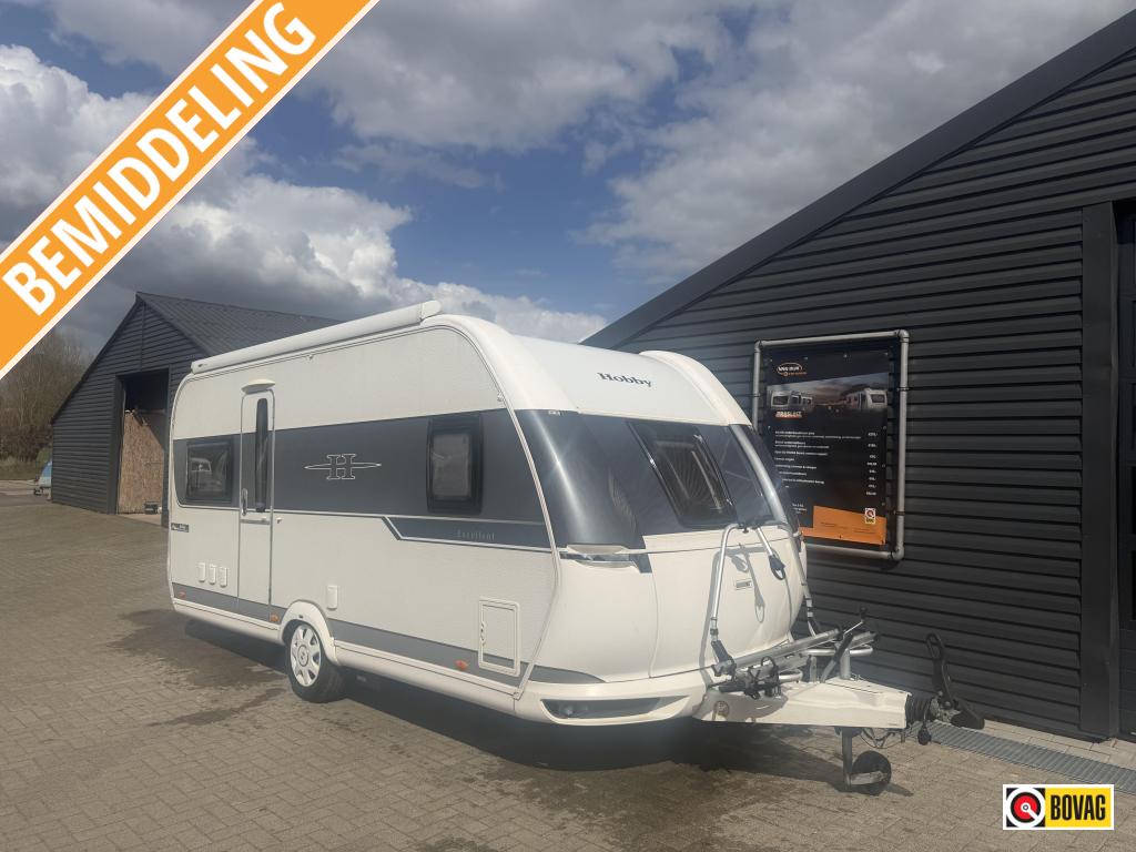 Hobby Excellent 495 UFE, mover, luifel, fietsdrager, airco, Rondzit, Hobby, Tot en met 2, Bedrijf