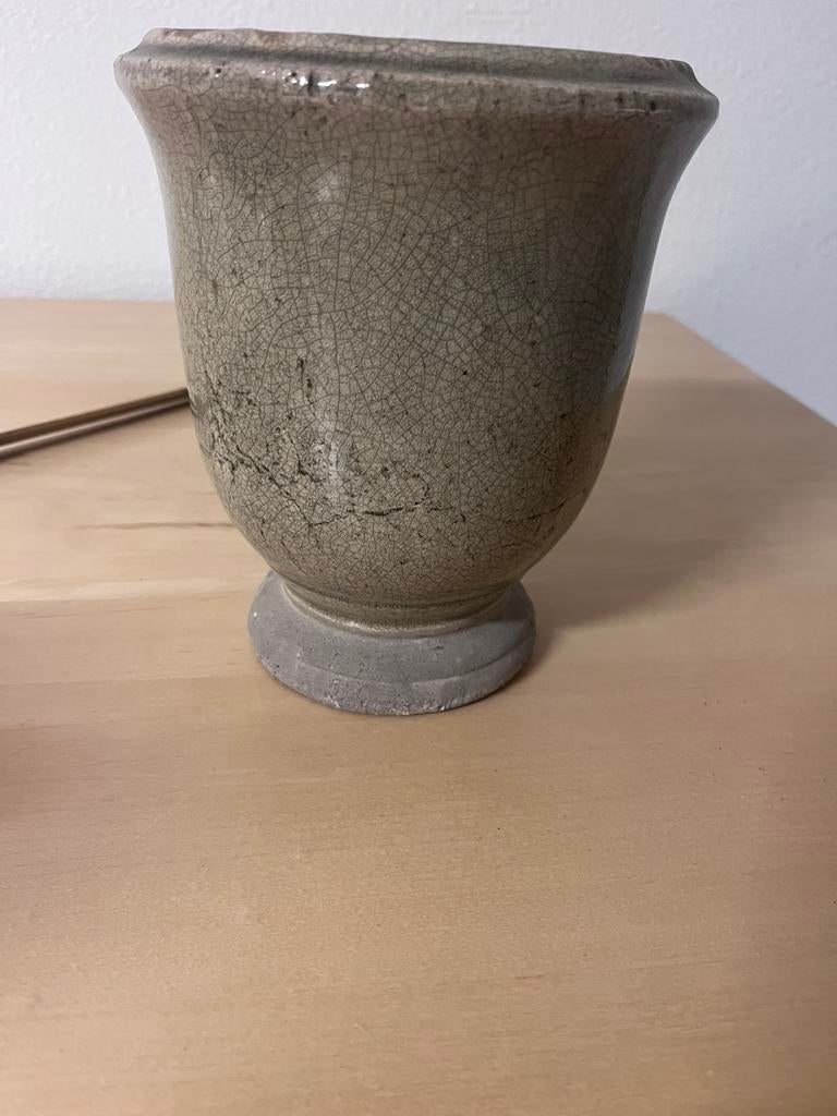 Bloempot Brynx, Tuin en Terras, Bloempotten, Ophalen, Rond, Zo goed als nieuw, Aardewerk